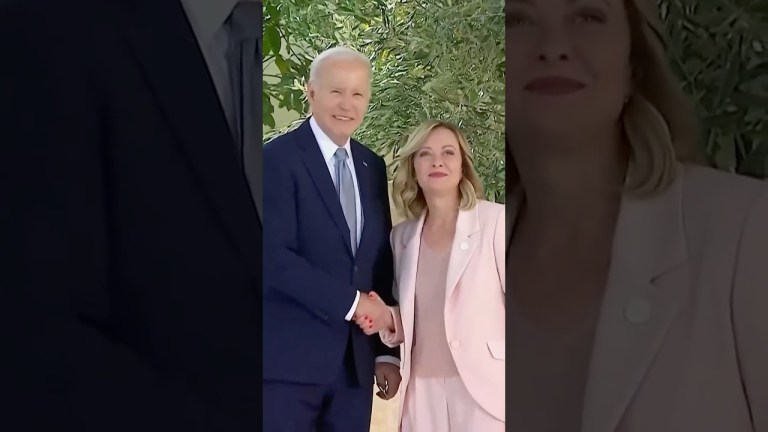 Italy’s Meloni Greets World Leaders at G-7 Summit Italy’s Meloni Greets World Leaders at G-7 Summit