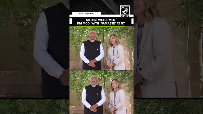 ‘Namaste’: Here’s is how PM Modi, Italian PM Meloni greeted each other at G7 ‘Namaste’: Here’s is how PM Modi, Italian PM Meloni greeted each other at G7