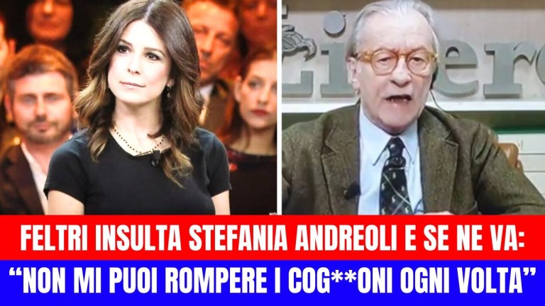 VITTORIO FELTRI FURIOSO CON LA PSICOLOGA ANDREOLI DOPO UNO DURO SCONTRO VITTORIO FELTRI FURIOSO CON LA PSICOLOGA ANDREOLI DOPO UNO DURO SCONTRO