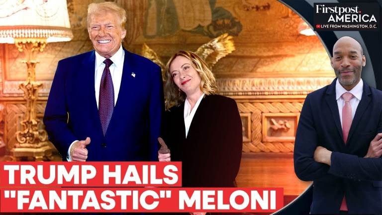 Italy’s Giorgia Meloni Dines with Donald Trump in Surprise Visit to Mar-a-Lago | Firstpost America Italy’s Giorgia Meloni Dines with Donald Trump in Surprise Visit to Mar-a-Lago | Firstpost America