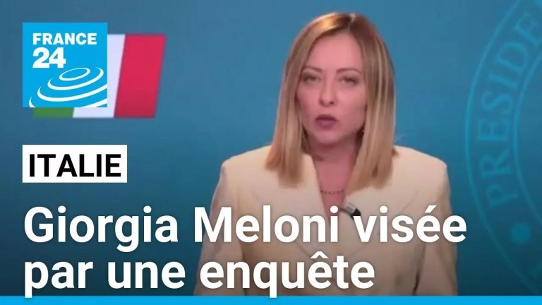 Giorgia Meloni visée par une enquête après l’expulsion d’un responsable libyen • FRANCE 24 Giorgia Meloni visée par une enquête après l’expulsion d’un responsable libyen • FRANCE 24