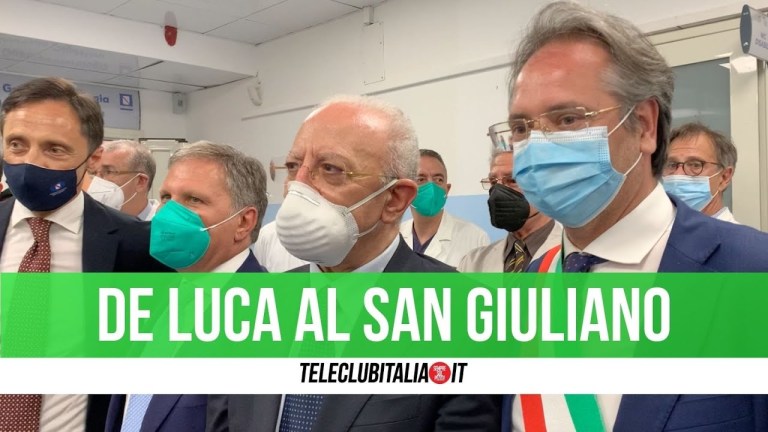 Giugliano: De Luca in visita all’ospedale San Giuliano Giugliano: De Luca in visita all’ospedale San Giuliano