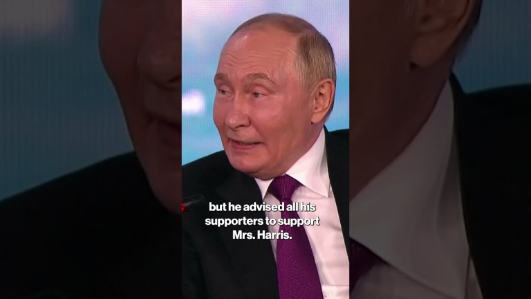 Putin has a clear favorite between Trump and Harris as he weighs in on US election #shorts Putin has a clear favorite between Trump and Harris as he weighs in on US election #shorts