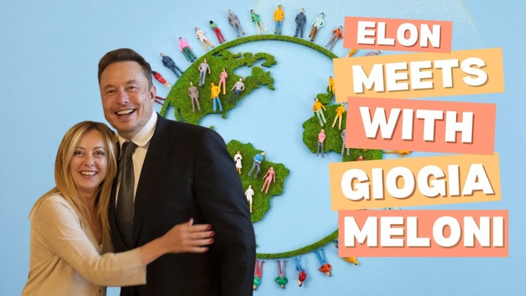When Elon Musk met with Italy’s Prime Minister, Giorgia Meloni When Elon Musk met with Italy’s Prime Minister, Giorgia Meloni