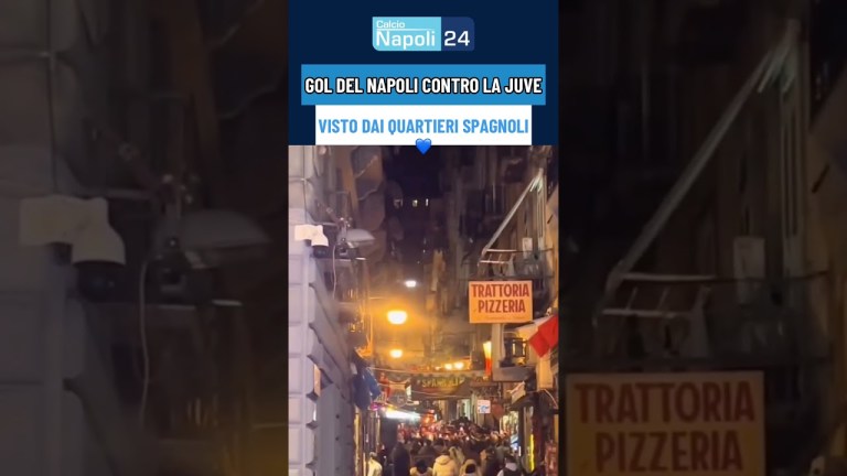Brividi Napoli-Juve: la reazione LIVE dai quartieri Spagnoli al gol di Lukaku Brividi Napoli-Juve: la reazione LIVE dai quartieri Spagnoli al gol di Lukaku