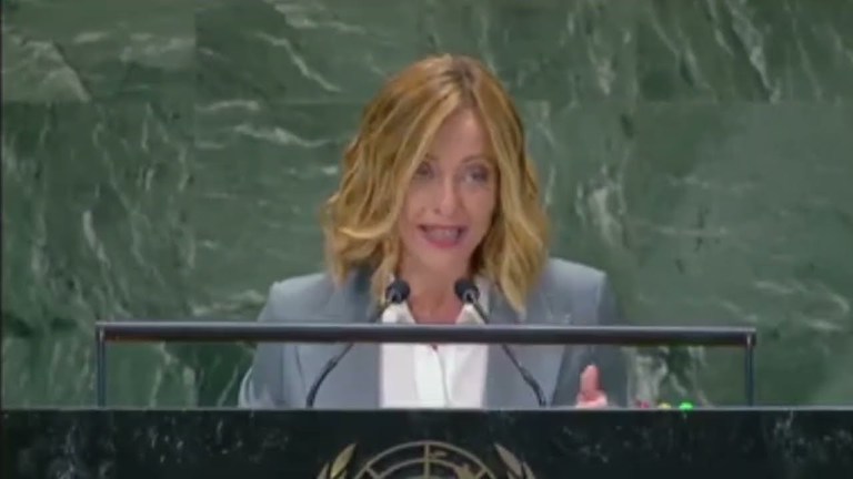 GIORGIA MELONI ALL’ASSEMBLEA GENERALE DELLA NAZIONI UNITE GIORGIA MELONI ALL’ASSEMBLEA GENERALE DELLA NAZIONI UNITE