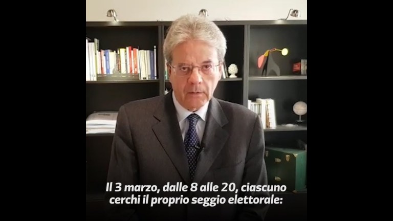 Primarie PD: l’appello al voto di Paolo Gentiloni Primarie PD: l’appello al voto di Paolo Gentiloni