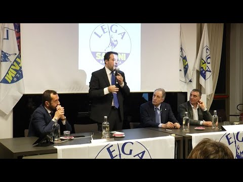 Matteo Salvini a Matera per la presentazione dei candidati per le Regionali lucane 2024 Matteo Salvini a Matera per la presentazione dei candidati per le Regionali lucane 2024