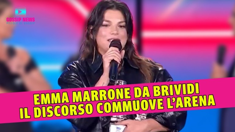 Emma Marrone Da Brividi: Il Discorso Commuove l’Arena! Emma Marrone Da Brividi: Il Discorso Commuove l’Arena!