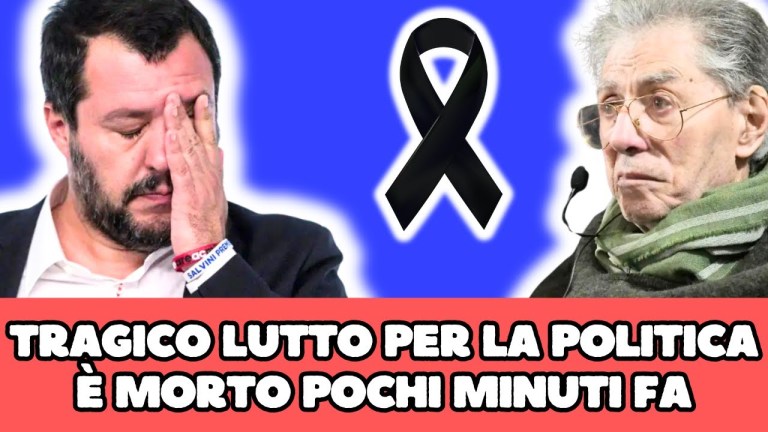 TRAGICO LUTTO PER LA POLITICA ITALIANA: È MORTO ALL’IMPROVVISO POCHI MINUTI FA… TRAGICO LUTTO PER LA POLITICA ITALIANA: È MORTO ALL’IMPROVVISO POCHI MINUTI FA…