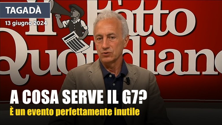 Marco Travaglio sull’inutilità del G7: un evento di morti Marco Travaglio sull’inutilità del G7: un evento di morti
