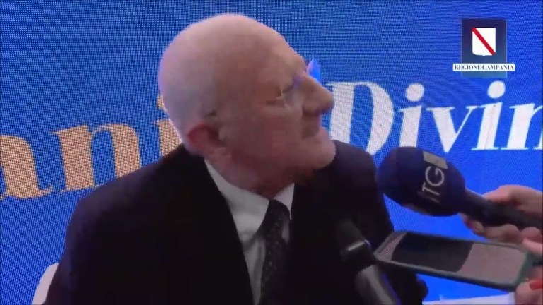 Bit di Milano, 04.02.2024. Le dichiarazioni del Presidente della Regione Campania Vincenzo De Luca Bit di Milano, 04.02.2024. Le dichiarazioni del Presidente della Regione Campania Vincenzo De Luca