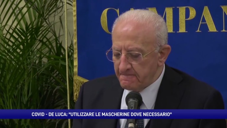 Covid in Campania, De Luca: “Mascherine a contatto con i fragili” Covid in Campania, De Luca: “Mascherine a contatto con i fragili”