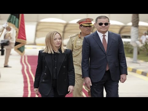 Meloni visits Libya for migration talks with Dbeibah Meloni visits Libya for migration talks with Dbeibah