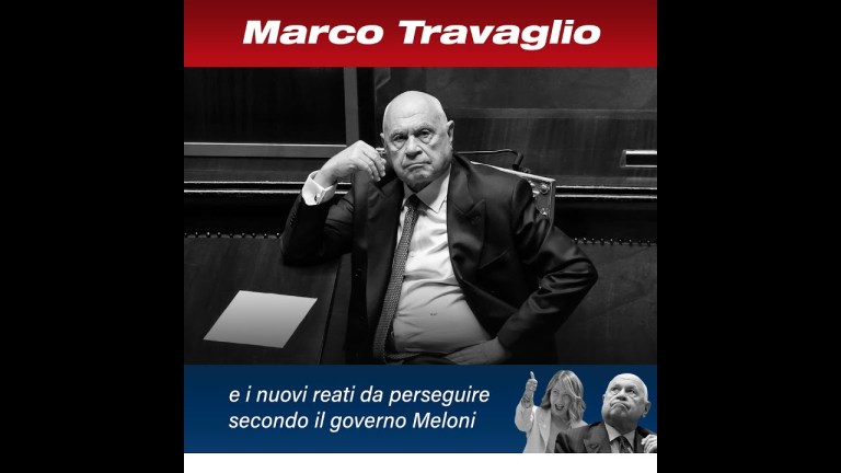 Marco Travaglio sui nuovi reati introdotti dal governo Meloni Marco Travaglio sui nuovi reati introdotti dal governo Meloni