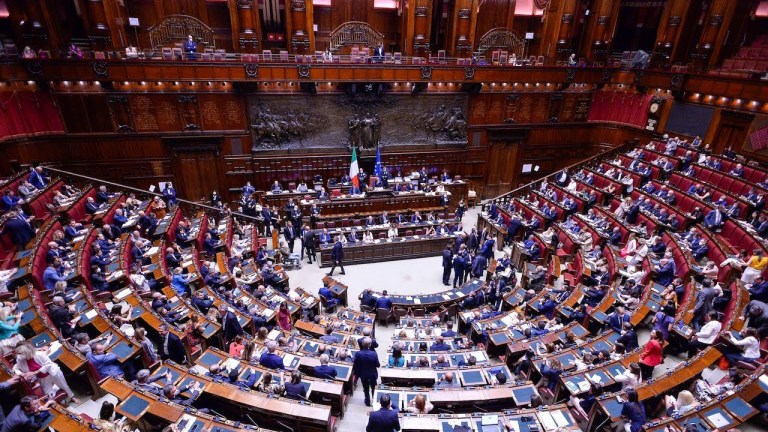 Il ministro Salvini al question time alla Camera Il ministro Salvini al question time alla Camera