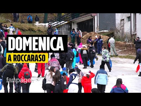 Roccaraso una settimana dopo le polemiche: ci sono tiktoker, politici e giornalisti ma pochi turisti Roccaraso una settimana dopo le polemiche: ci sono tiktoker, politici e giornalisti ma pochi turisti