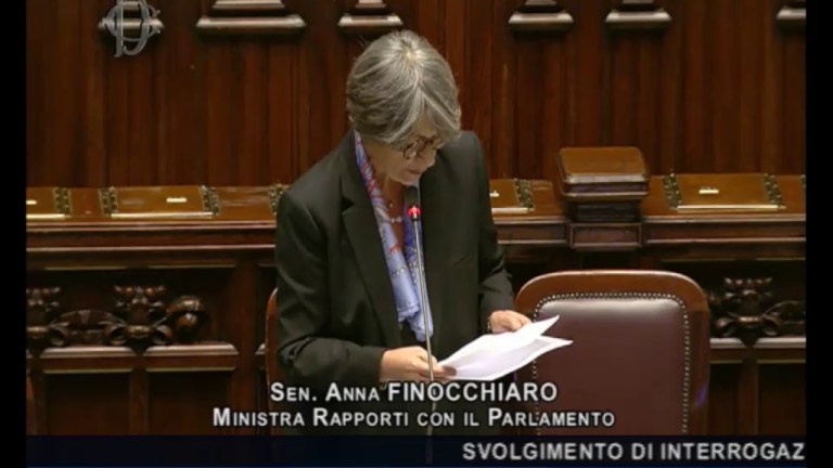 Risposta Finocchiaro a Interrogazione Melilla eventi sismici Risposta Finocchiaro a Interrogazione Melilla eventi sismici