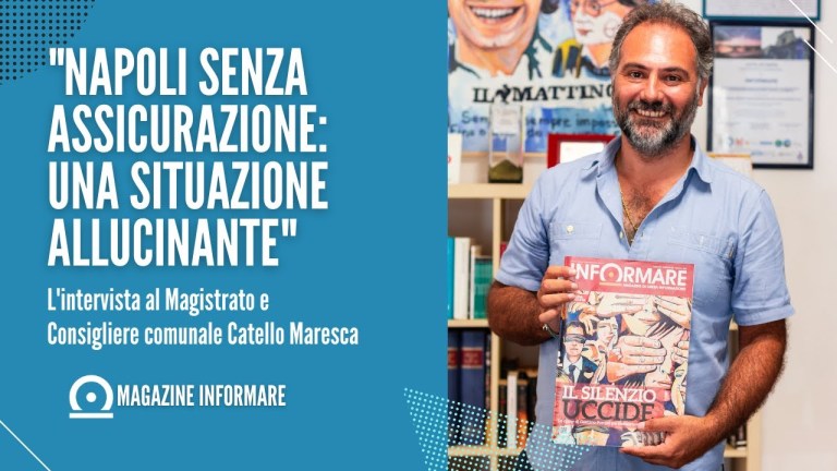 Catello Maresca: “il comune di Napoli è senza assicurazione: una situazione allucinante” Catello Maresca: “il comune di Napoli è senza assicurazione: una situazione allucinante”