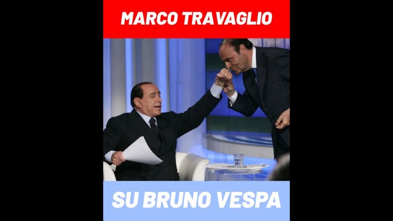 Marco Travaglio sul cangiante Bruno Vespa Marco Travaglio sul cangiante Bruno Vespa