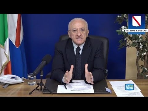 La sfida di De Luca: «La Campania sarà la prima regione d’Europa a uscire dall’epidemia» La sfida di De Luca: «La Campania sarà la prima regione d’Europa a uscire dall’epidemia»