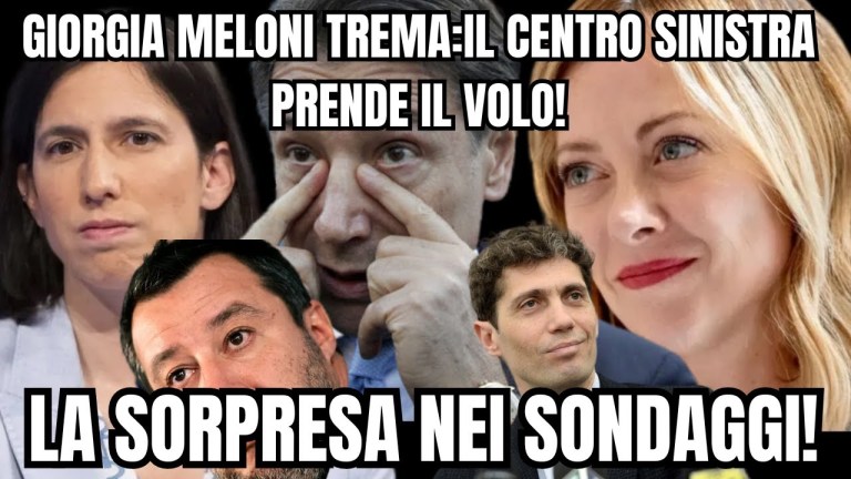 Giorgia Meloni trema, il centrosinistra prende il volo: la sorpresa nei sondaggi! Giorgia Meloni trema, il centrosinistra prende il volo: la sorpresa nei sondaggi!