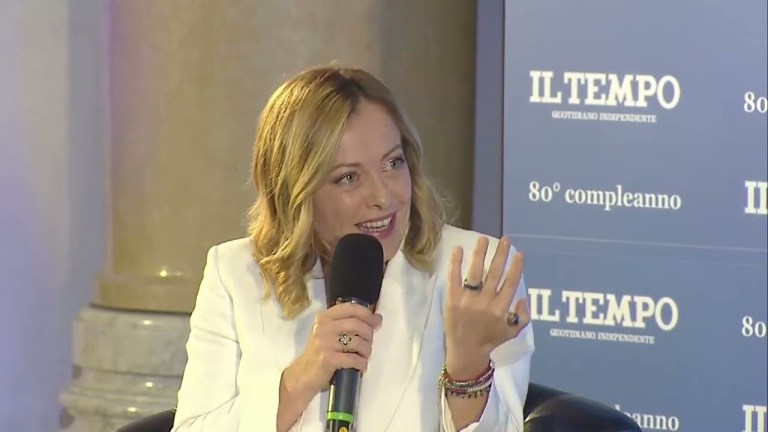 Celebrazione degli 80 anni de Il Tempo, intervista al Presidente Giorgia Meloni. Collegatevi! Celebrazione degli 80 anni de Il Tempo, intervista al Presidente Giorgia Meloni. Collegatevi!