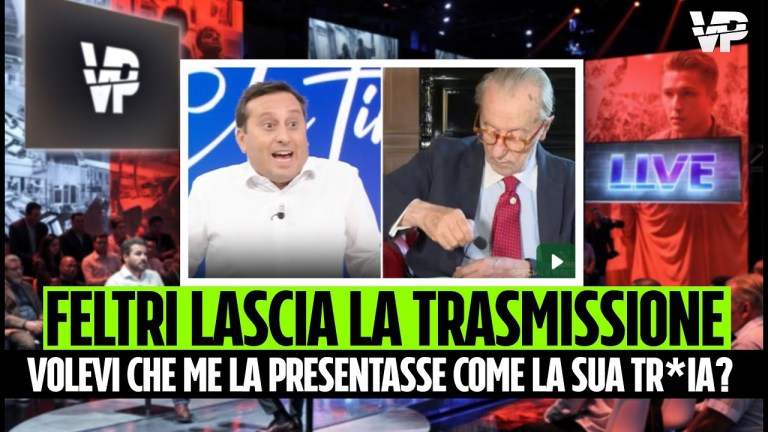 Feltri abbandona la trasmissione dopo parole forti contro la Boccia, Parenzo allibito. Feltri abbandona la trasmissione dopo parole forti contro la Boccia, Parenzo allibito.