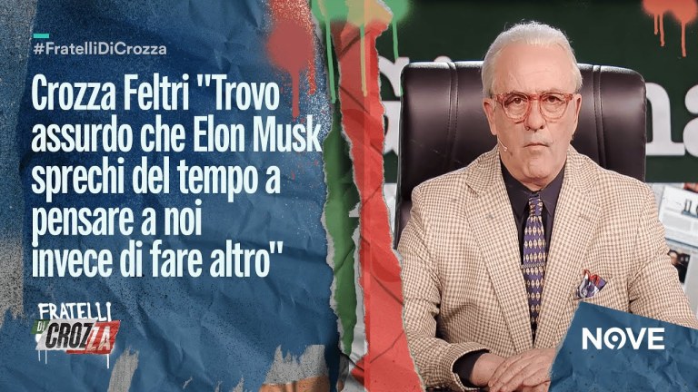 Crozza Feltri “Trovo assurdo che Elon Musk sprechi del tempo a pensare a noi invece di fare altro” Crozza Feltri “Trovo assurdo che Elon Musk sprechi del tempo a pensare a noi invece di fare altro”