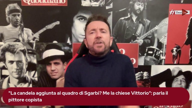 “La candela aggiunta al quadro di Sgarbi? Me la chiese Vittorio”: parla il pittore copista “La candela aggiunta al quadro di Sgarbi? Me la chiese Vittorio”: parla il pittore copista