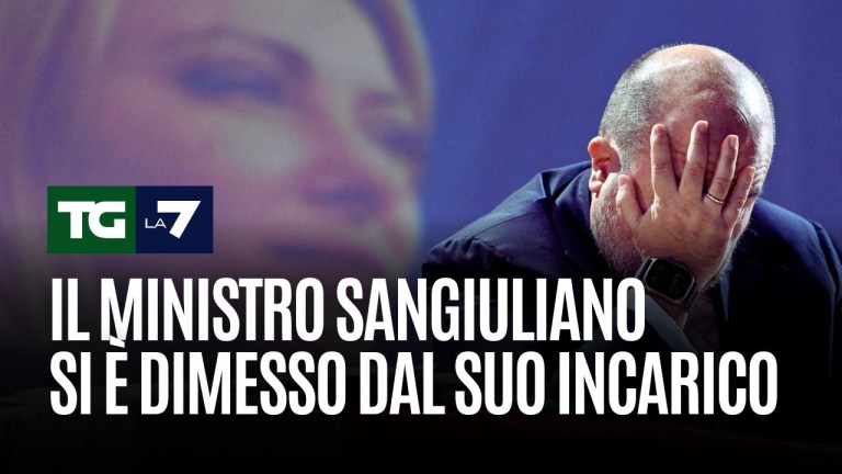 Il ministro Sangiuliano si è dimesso dal suo incarico Il ministro Sangiuliano si è dimesso dal suo incarico