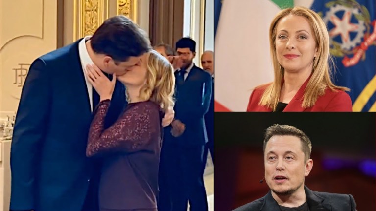 ELON MUSK & Giorgia Meloni Caught KISSING in Paris!? (Viral AI Video) ELON MUSK & Giorgia Meloni Caught KISSING in Paris!? (Viral AI Video)