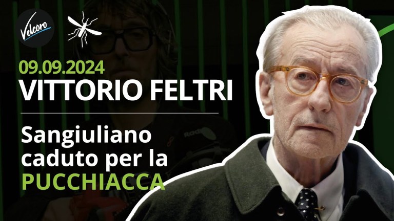 Vittorio Feltri: “W la pucchiacca!” – La Zanzara del 09.09.2024 Vittorio Feltri: “W la pucchiacca!” – La Zanzara del 09.09.2024