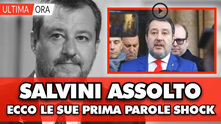 Open Arms: assolto Matteo Salvini: ECCO LE SUE PRIME PAROLE… Open Arms: assolto Matteo Salvini: ECCO LE SUE PRIME PAROLE…