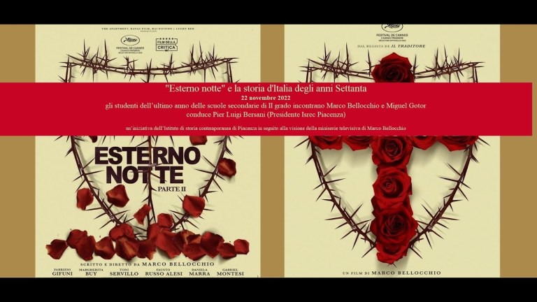 “Esterno notte” e gli anni Settanta con Marco Bellocchio, Miguel Gotor, Pier Luigi Bersani “Esterno notte” e gli anni Settanta con Marco Bellocchio, Miguel Gotor, Pier Luigi Bersani