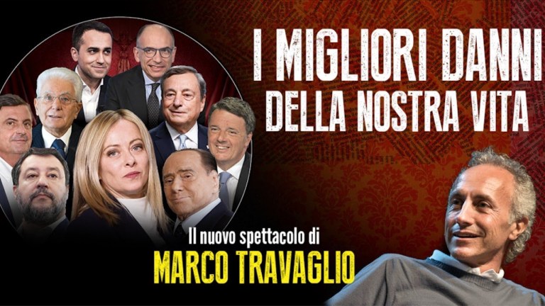 “I migliori danni della nostra vita”. Il nuovo spettacolo di Marco Travaglio “I migliori danni della nostra vita”. Il nuovo spettacolo di Marco Travaglio