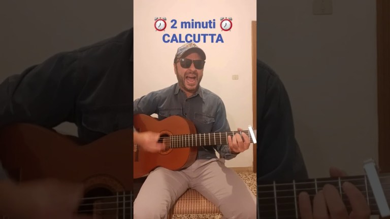 2 MINUTI – CALCUTTA Accordi per Chitarra 2 MINUTI – CALCUTTA Accordi per Chitarra