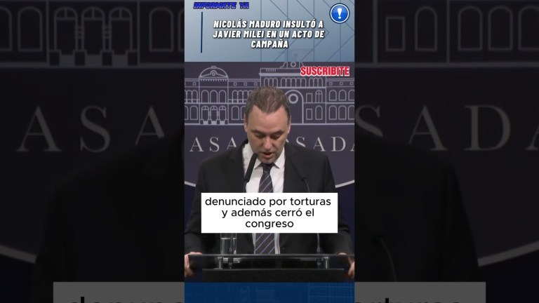 LA RESPUESTA DEL GOBIERNO A NICOLÁS MADURO #argentina #politica #economia #milei LA RESPUESTA DEL GOBIERNO A NICOLÁS MADURO #argentina #politica #economia #milei