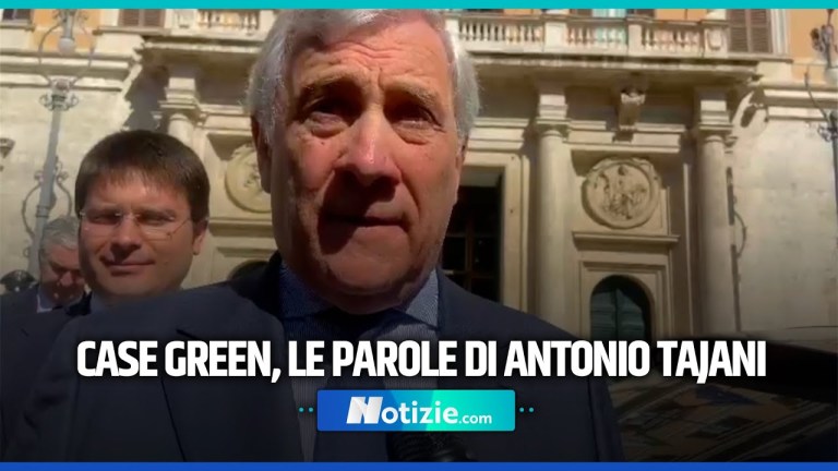 Case green, Tajani:”La Lega dice siano una follia? Ognuno usa il proprio linguaggio” Case green, Tajani:”La Lega dice siano una follia? Ognuno usa il proprio linguaggio”