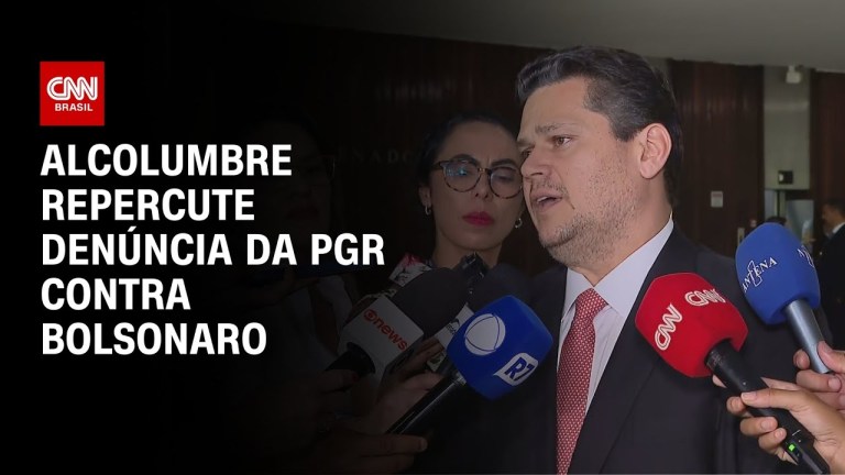 Alcolumbre repercute denúncia da PGR contra Bolsonaro | CNN 360º Alcolumbre repercute denúncia da PGR contra Bolsonaro | CNN 360º