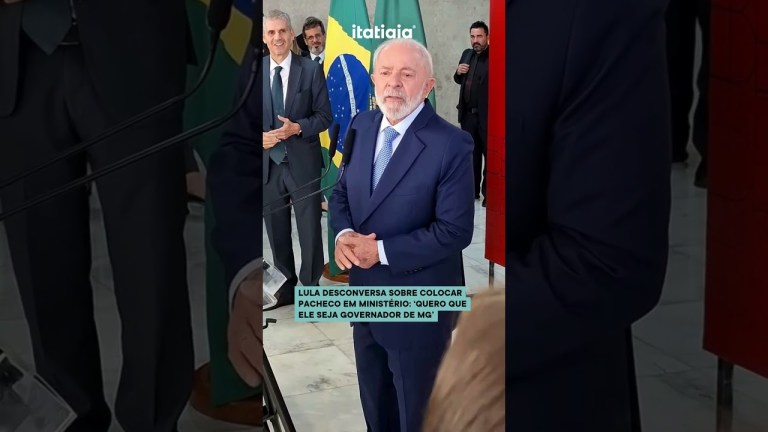 LULA DESCONVERSA SOBRE COLOCAR PACHECO EM MINISTÉRIO: ‘QUERO QUE ELE SEJA GOVERNADOR DE MINAS’ LULA DESCONVERSA SOBRE COLOCAR PACHECO EM MINISTÉRIO: ‘QUERO QUE ELE SEJA GOVERNADOR DE MINAS’