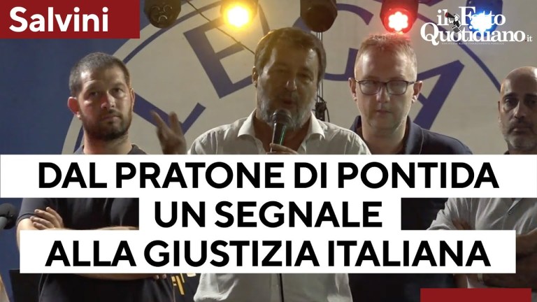 Salvini contro i magistrati: “Dal pratone di Pontida un segnale alla giustizia italiana” Salvini contro i magistrati: “Dal pratone di Pontida un segnale alla giustizia italiana”