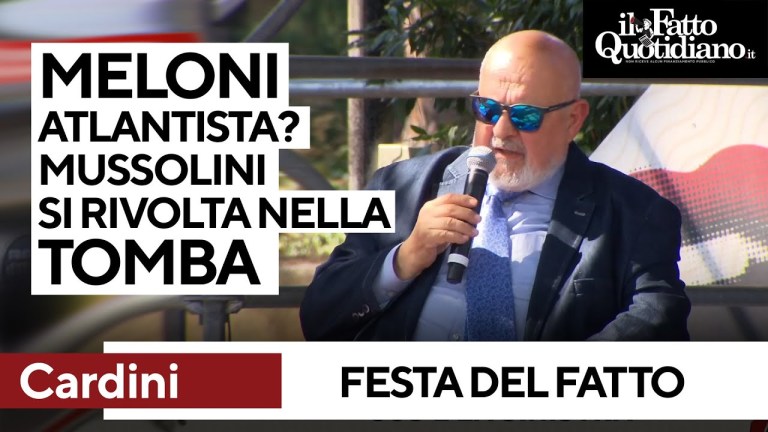 Franco Cardini: “Meloni atlantista e contro il salario minimo? Mussolini si rivolta nella tomba” Franco Cardini: “Meloni atlantista e contro il salario minimo? Mussolini si rivolta nella tomba”