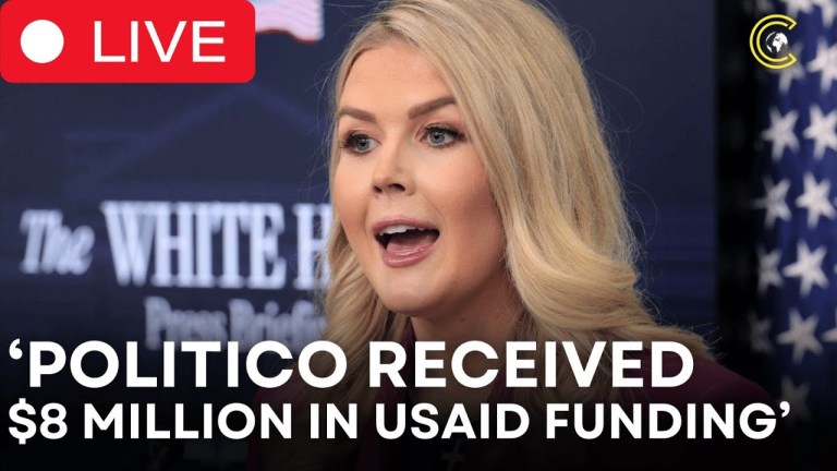LIVE | White House Press Secretary Slams Politico, Cuts Off M in Federal Payments Over Media Bias LIVE | White House Press Secretary Slams Politico, Cuts Off M in Federal Payments Over Media Bias