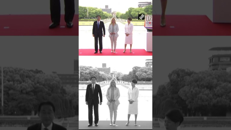 G7 Summit: Italian Prime Minister Giorgia Meloni visits Hiroshima Peace Memorial Park G7 Summit: Italian Prime Minister Giorgia Meloni visits Hiroshima Peace Memorial Park