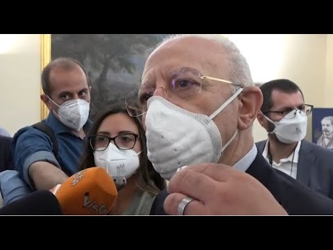 Vaccino, De Luca: “Campania si sta preparando per terza dose” (08.09.21) Vaccino, De Luca: “Campania si sta preparando per terza dose” (08.09.21)