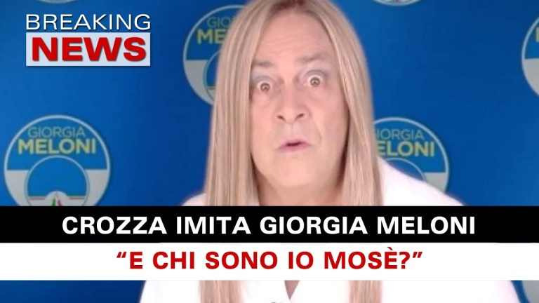Maurizio Crozza Imita Giorgia Meloni: Opposizione All’Opposizione! Maurizio Crozza Imita Giorgia Meloni: Opposizione All’Opposizione!