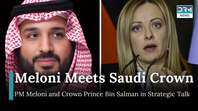Giorgia Meloni Meets Mohammed bin Salman to Discuss Middle East | DRM News | AC1I Giorgia Meloni Meets Mohammed bin Salman to Discuss Middle East | DRM News | AC1I