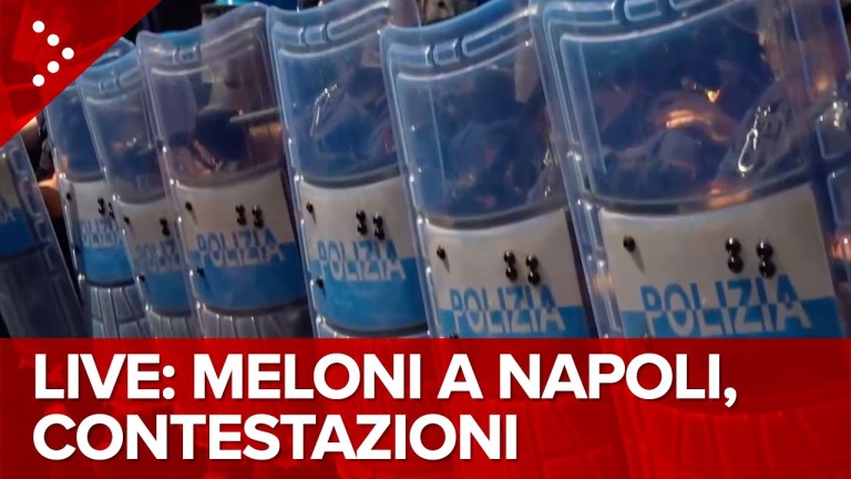 LIVE Meloni a Napoli, contestazioni: diretta video LIVE Meloni a Napoli, contestazioni: diretta video