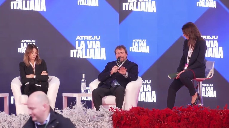 VII Giornata di Atreju 2024 – Ora in diretta dal Circo Massimo. *Sala Cristoforo Colombo* VII Giornata di Atreju 2024 – Ora in diretta dal Circo Massimo. *Sala Cristoforo Colombo*